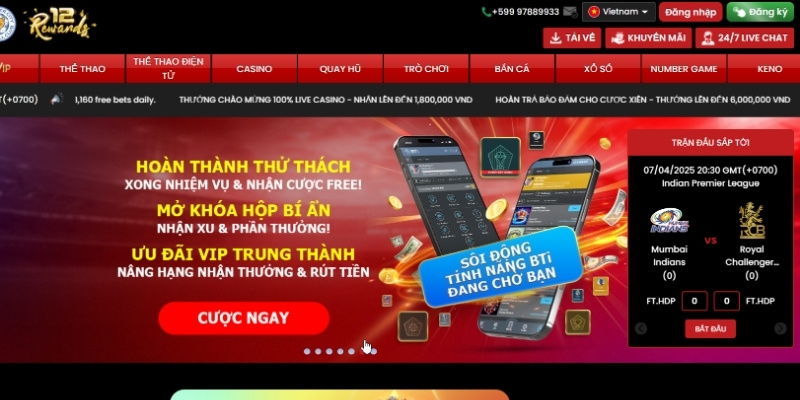 12BET - Nhà Cái Uy Tín Sở Hữu Hơn 10 Triệu Hội Viên năm 2025 - Ảnh 1
