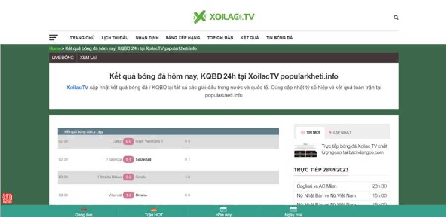 Kênh xem giải trí bóng đá chất lượng cao Xoilac TV (sosmap.net)
