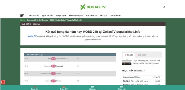 Kênh xem giải trí bóng đá chất lượng cao Xoilac TV (sosmap.net) - Ảnh 1