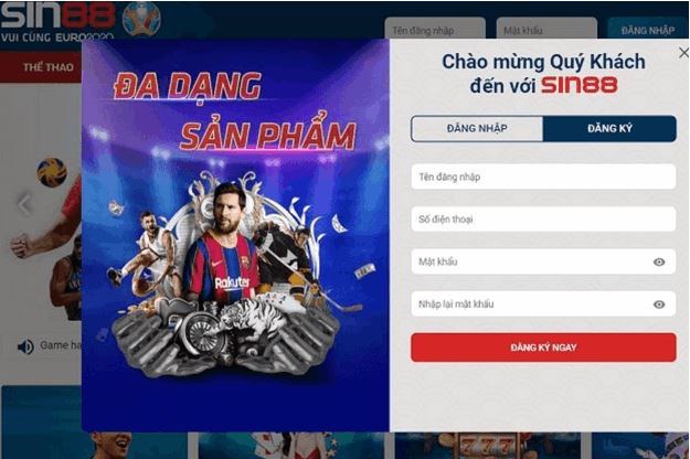Hướng dẫn đăng ký tài khoản Sin88 từ A đến Z cho tân thủ - Ảnh 3