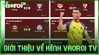VaoroiTV - Vaoroi.lat: Đối tác đáng tin cậy cho người hâm mộ bóng đá